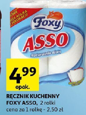 Auchan Ręcznik papierowy foxy asso oferta