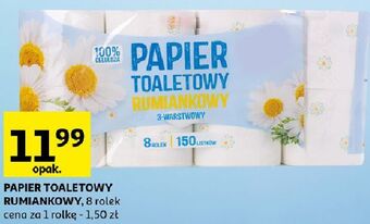 Auchan Papier toaletowy rumiankowy oferta