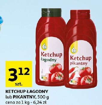 Auchan Ketchup pikantny podniesiony kciuk oferta