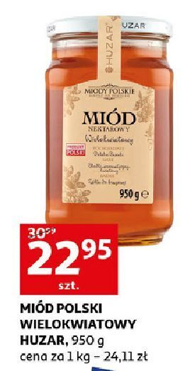 Auchan Miód wielokwiatowy miody polskie oferta