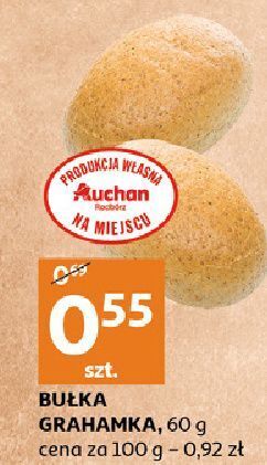 Auchan Bułka grahamka auchan oferta