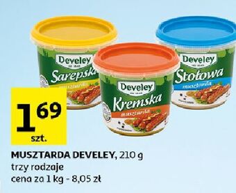 Auchan Musztarda stołowa develey oferta
