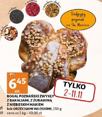 Auchan Rogal poznański z żurawiną oferta