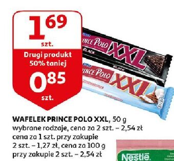 Auchan Wafelek kokosowy prince polo xxl oferta