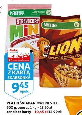 Auchan Płatki śniadaniowe lion oferta