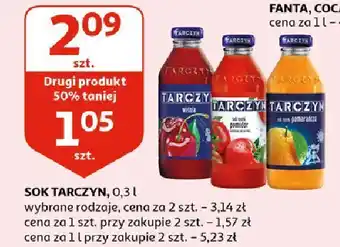 Auchan Sok wiśniowy tarczyn oferta