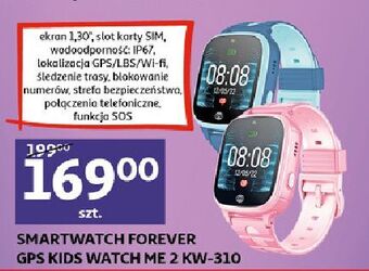 Auchan Smartwatch see me kw-310 różowy forever oferta