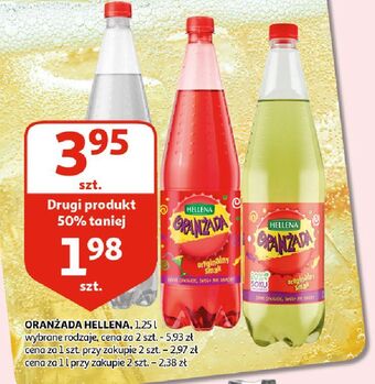 Auchan Oranżada czerwona hellena oferta