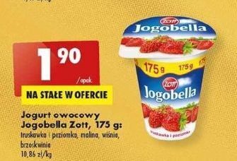 Biedronka Jogurt malina zott jogobella oferta