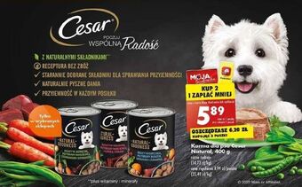 Biedronka Karma dla psa z kurczakiem cesar (karma) oferta