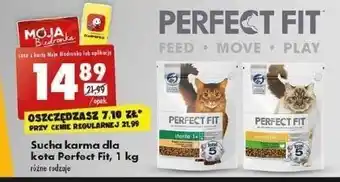 Biedronka Karma dla kota sensitive 1+ perfect fit oferta