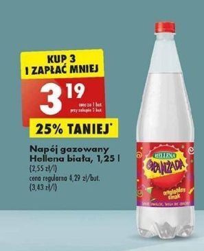 Biedronka Oranżada biała hellena oferta