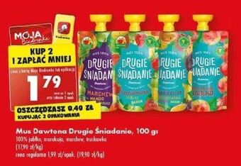 Biedronka Mus polskie jabłko drugie śniadanie oferta