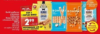 Biedronka Rurki waflowe waniliowe cukiernia róża oferta