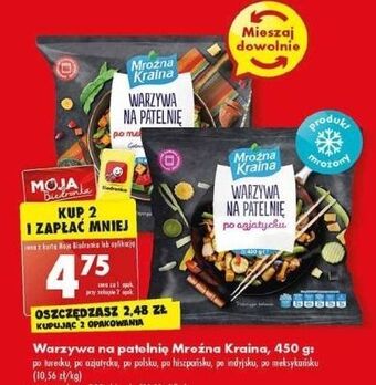 Biedronka Warzywa na patelnię po turecku mroźna kraina oferta