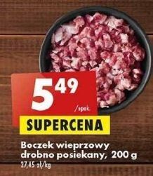 Biedronka Boczek wieprzowy drobno posiekany oferta
