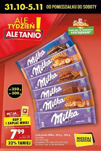 Biedronka Czekolada choc & cookie milka mmmax oferta