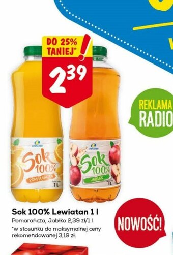 Lewiatan Sok 100% Lewiatan 1l oferta