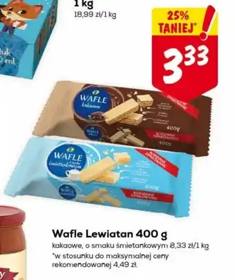Lewiatan Wafle Lewiatan 400g oferta