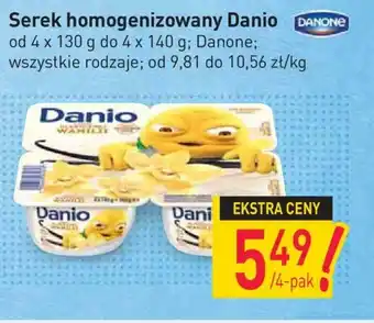 Stokrotka Serek homogenizowany Danio 4x130-140g oferta