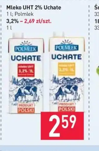 Stokrotka Mleko UHT 2% Uchate 1l oferta