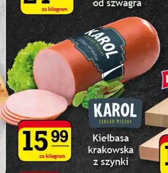 Gram Market Kiełbasa krakowska z szynki 1kg oferta
