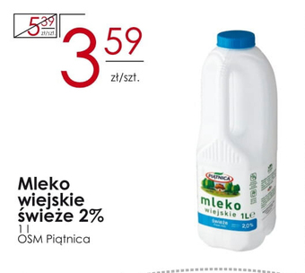 Frac Piątnica mleko wiejskie świeże 2,0% 1 l oferta