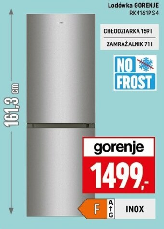 Neopunkt Lodówka gorenje oferta