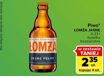 Carrefour Express Piwo łomża oferta