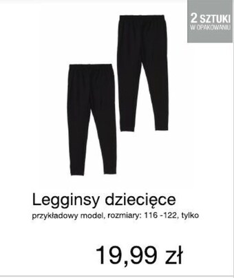 KiK Legginsy dziecięce kik oferta