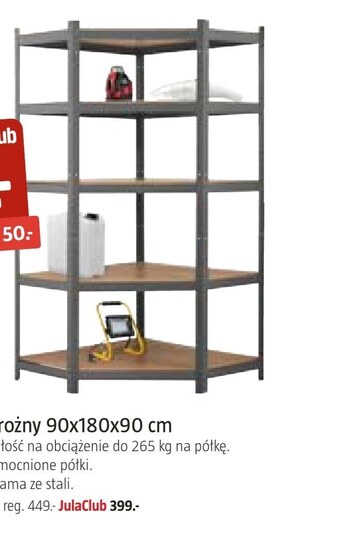 Jula Regał hard head oferta