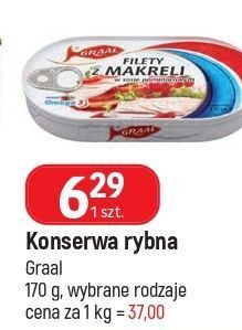 E.Leclerc Filety z makreli w sosie pomidorowym graal oferta