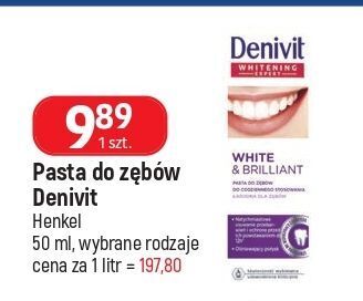 E.Leclerc Pasta do zębów denivit white & brilliant oferta