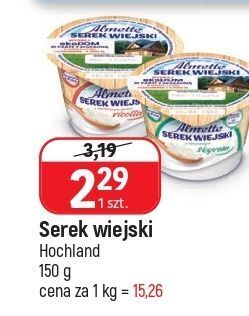 E.Leclerc Serek wiejski ze skyrem hochland almette oferta