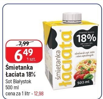 E.Leclerc Śmietanka 18 % łaciata oferta