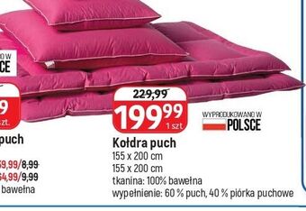 E.Leclerc Kołdra puch 155 x 200 cm oferta