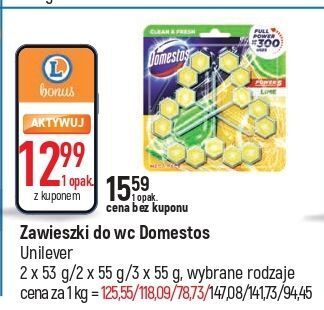 E.Leclerc Kostka do wc lime domestos power5 oferta