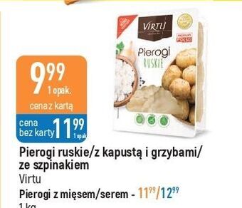 E.Leclerc Pierogi z mięsem virtu oferta