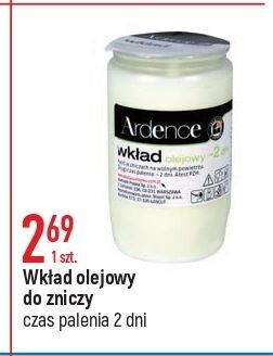 E.Leclerc Wkład olejowy 2 dni wiodąca marka ardence oferta