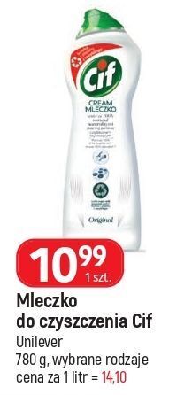 E.Leclerc Mleczko do czyszczenia z mikrokryształkami original cif cream oferta