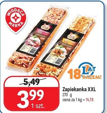 E.Leclerc Zapiekanka xxl z kurczakiem wiodąca marka nasze specjały oferta