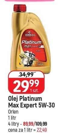 E.Leclerc Olej syntetyczny expert 5w30 orlen platinum max oferta