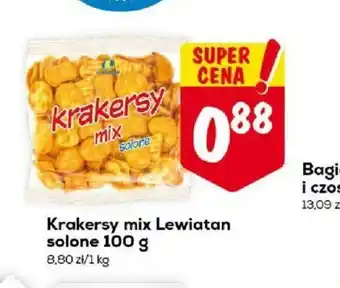 Lewiatan Krakersy mix Lewiatan solone 100g oferta