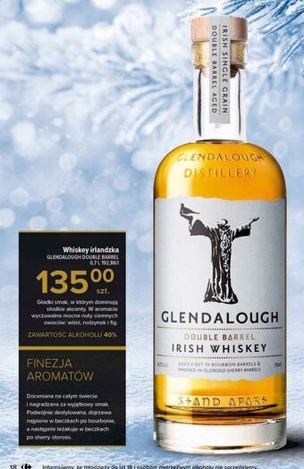 Carrefour Whiskey glendalough double barrel oferta
