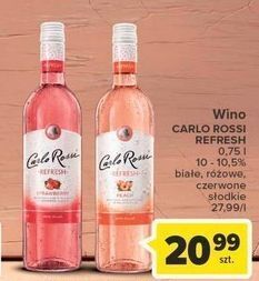 Carrefour Wino carlo rossi refresh peach oferta