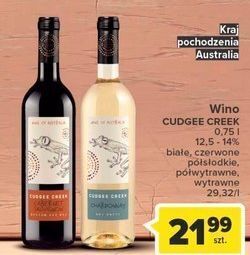 Carrefour Wino cudgee creek cabernet sauvignon oferta