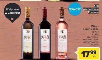Carrefour Wino półsłodkie 1958 wine experience veneto igi oferta
