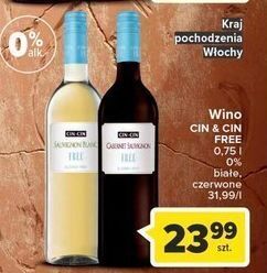 Carrefour Wino cin&cin sauvignon blanc free oferta
