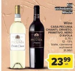 Wino wytrawne casa pecunia chianti