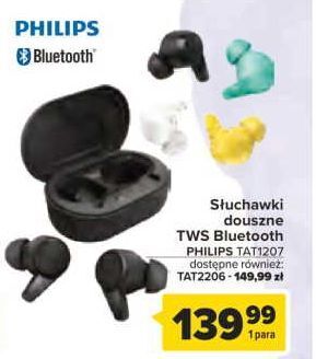 Carrefour Słuchawki tat1207 żółte philips oferta